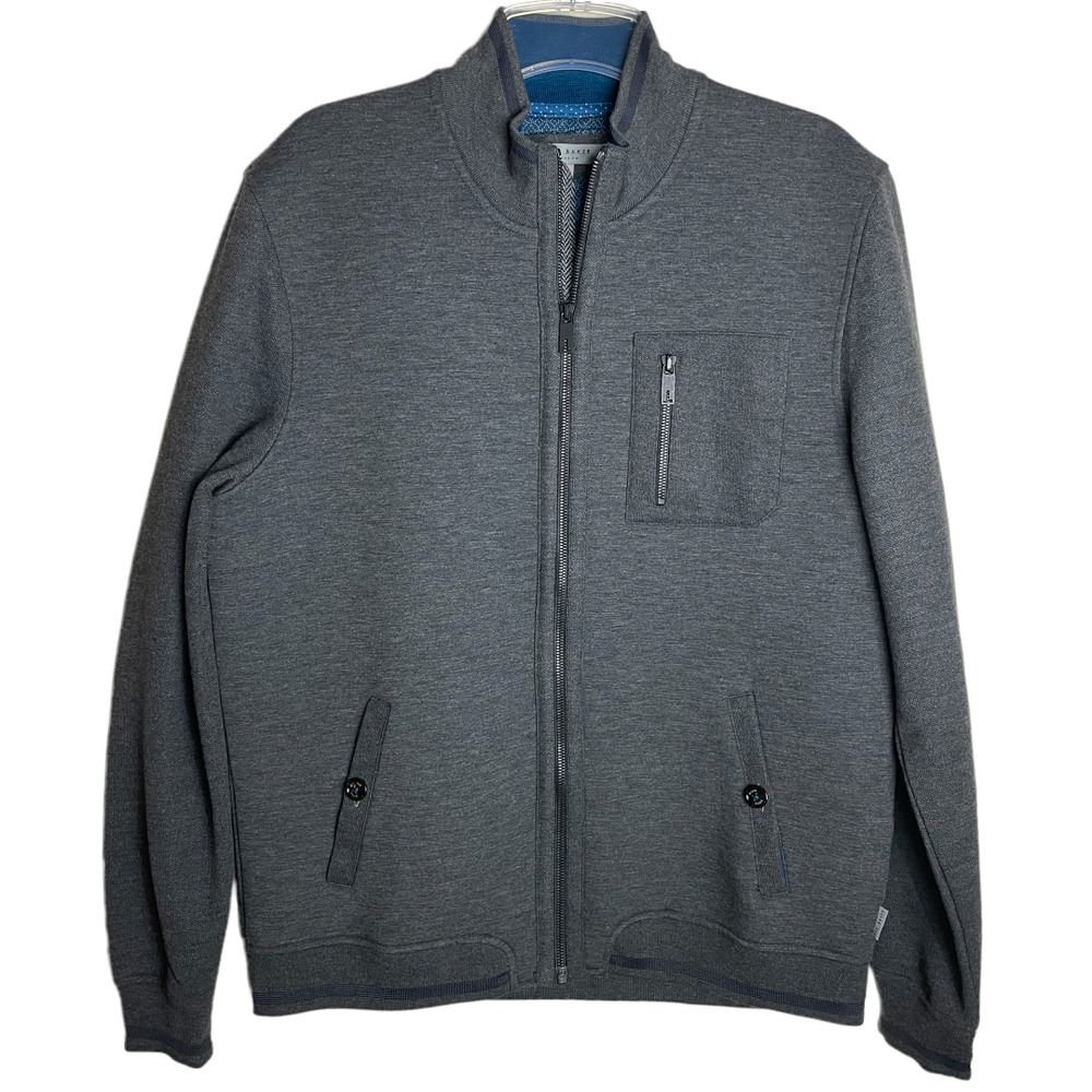 Ted Baker Gray Shirt Jacket Shaket size 5 = L